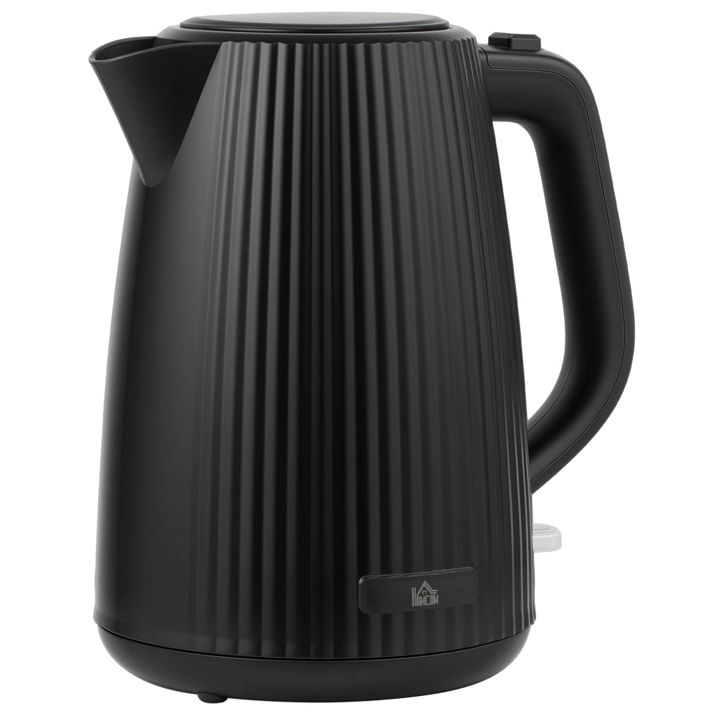 Bollitore Elettrico 1,7L 2200W ¨C Zephmum ¨C Nero con Filtro Anticalcare e Base Girevole 360¡ã