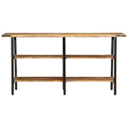 Tavolo Consolle 140x35x70 cm in Legno Massello di Mango 373613