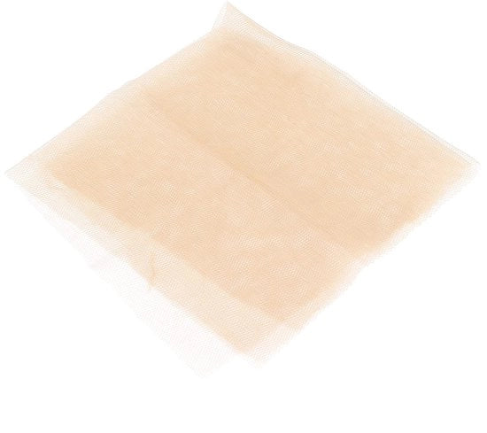 Parrucca con rete in cotone 20x20cm - colore della pelle stimato - adatto per parrucche - barba finta - facile da utilizzare