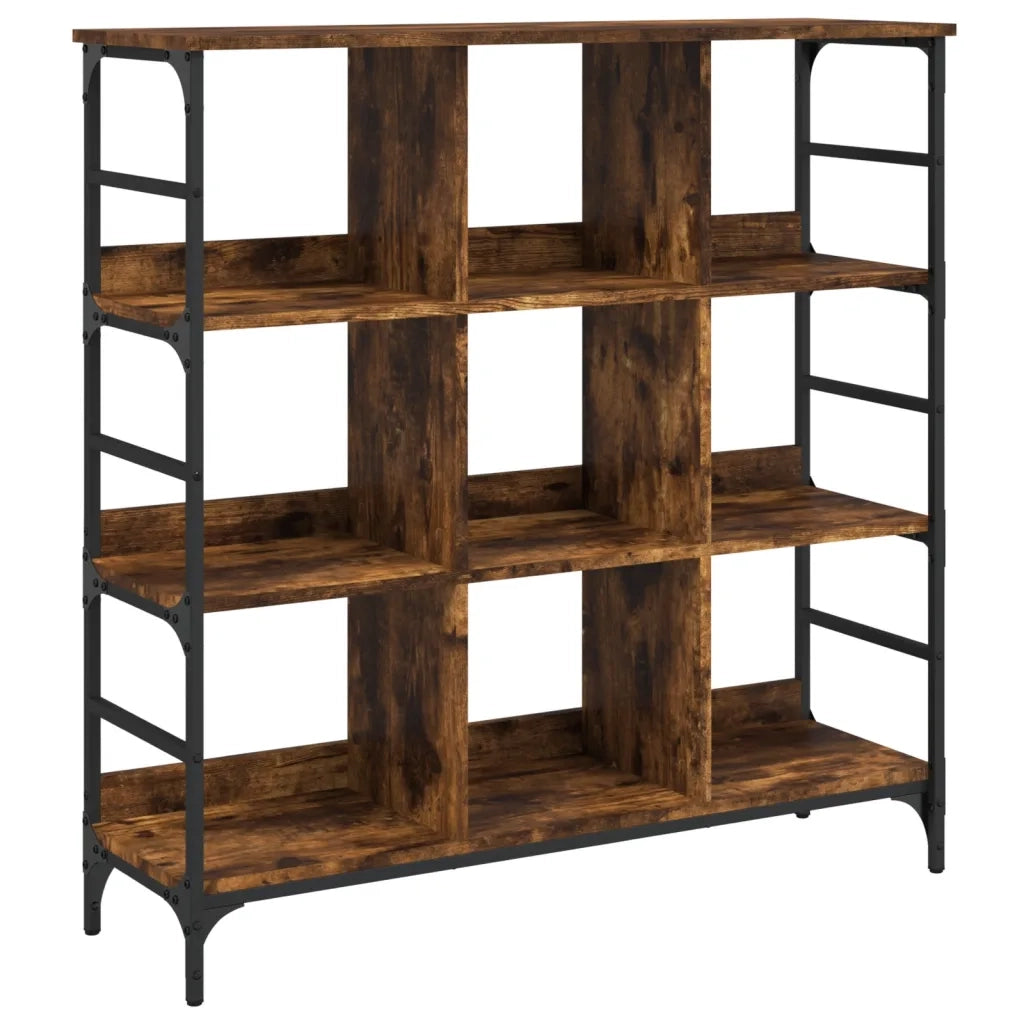 Credenza Rovere Fumo 102x32x103,5 cm in Legno Multistrato 837729