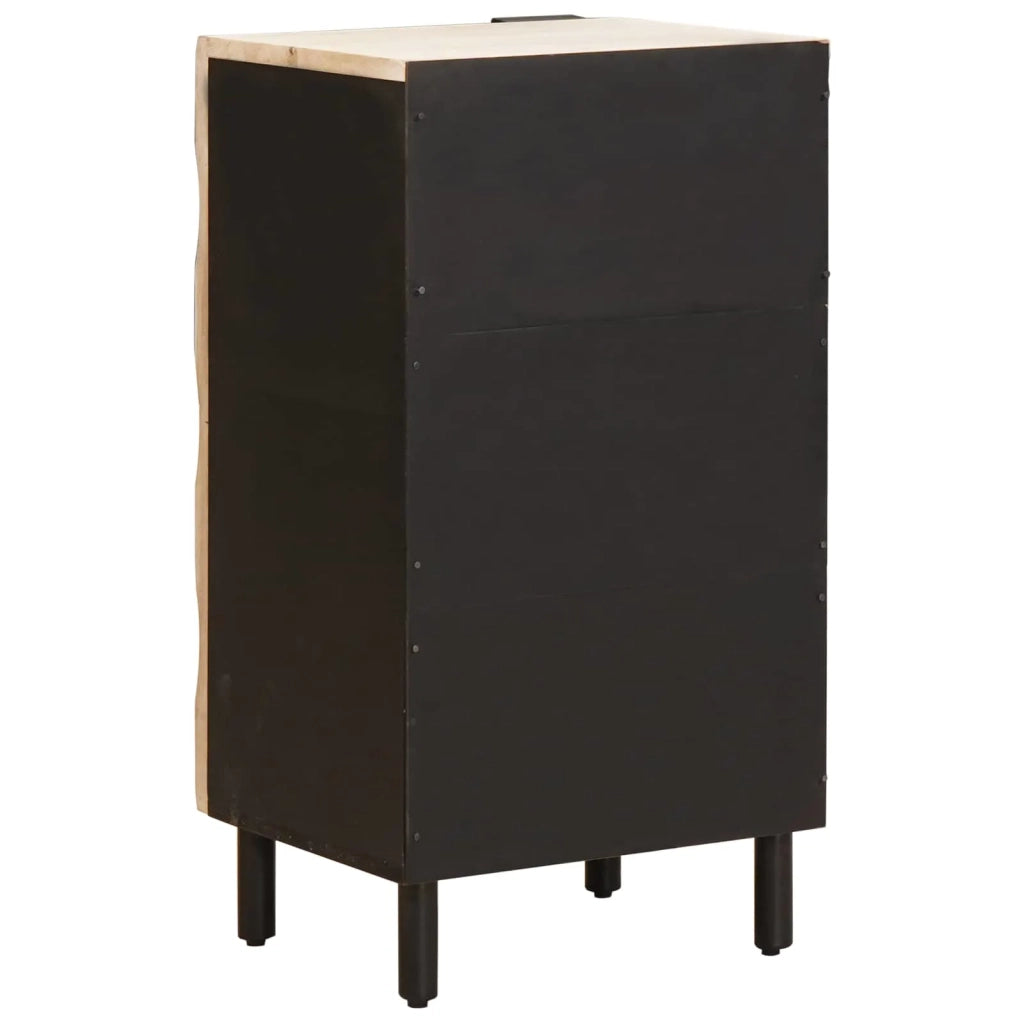 Credenza con porta-Buffet-Armadio da cucina Finitura Bianco Lavato 40 x 33,5 x 75 cm