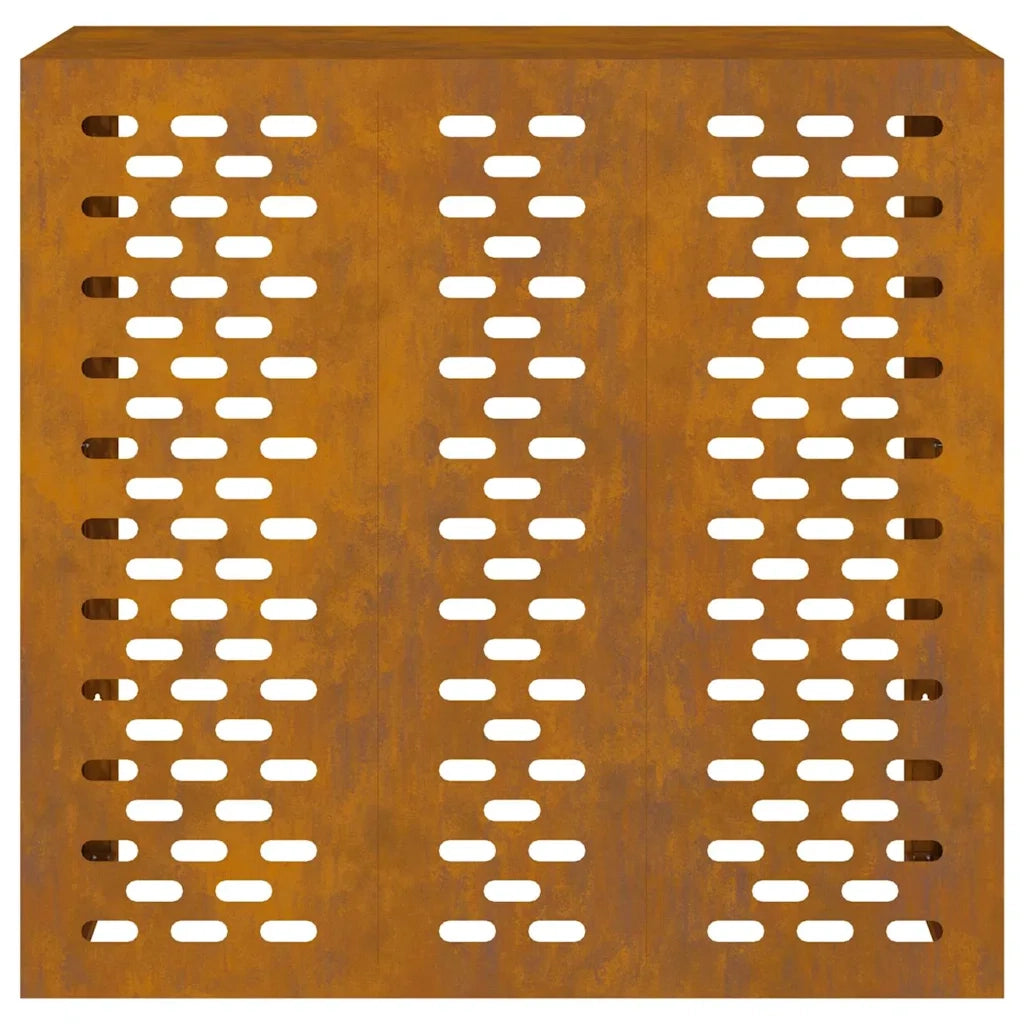 Copertura per condizionatore d'aria Ruggine 110 x 50 x 105 cm 865917