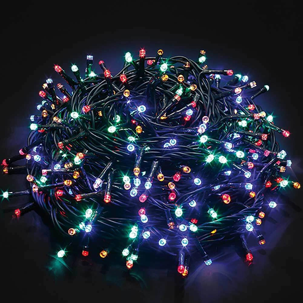 Catena Luminosa 1000 LED Mini Lucciole Multicolore 8 Funzioni Interno Esterno