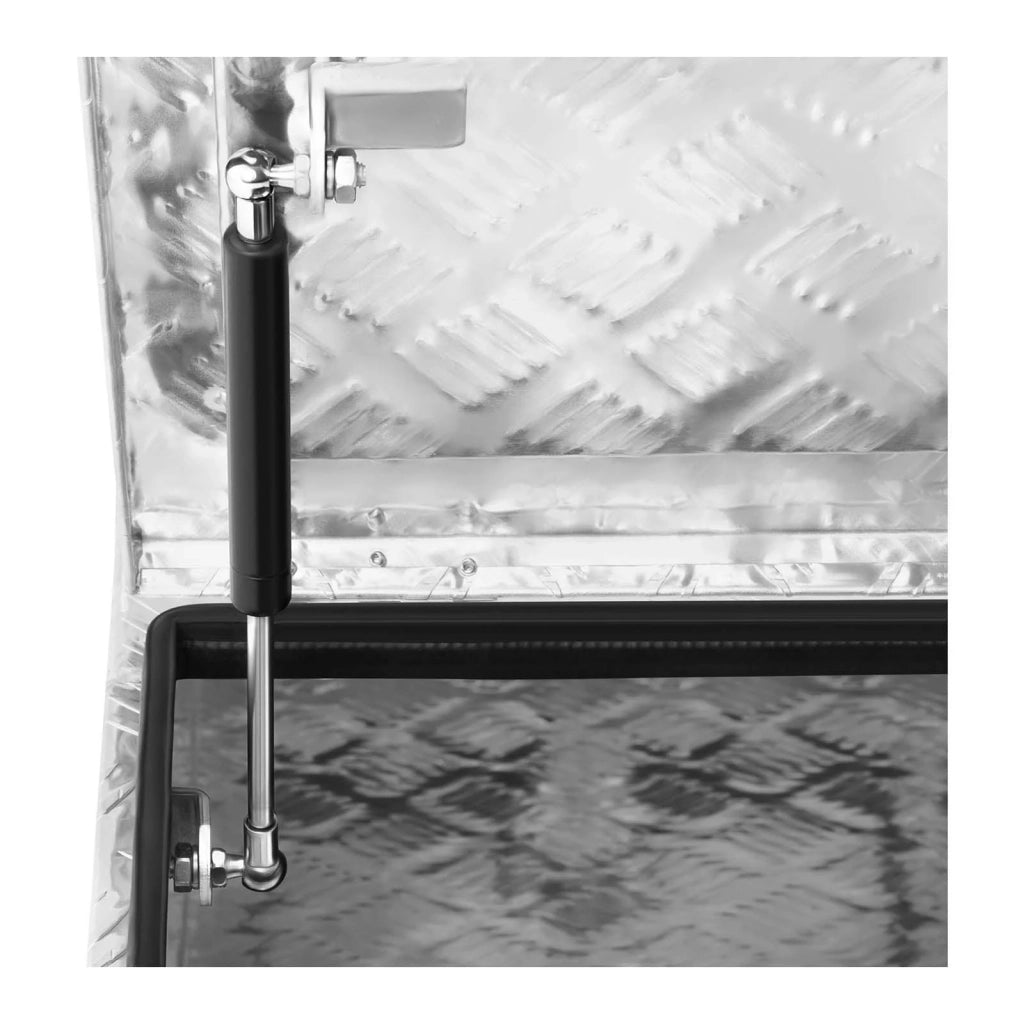 Cassapanca in alluminio 177 x 40 x 40 cm 280 litri con serratura 14_0001073