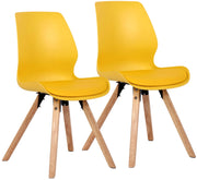 Set di 2 sedie in plastica Luna 5