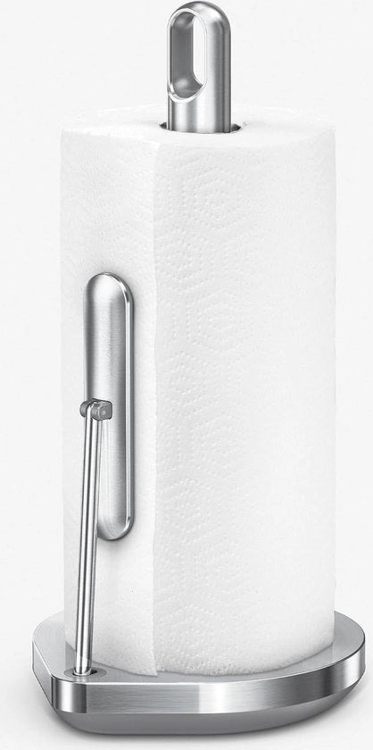Sostegno per asciugamano in cucina con chiusura a vite - acciaio inox lucidato - design moderno