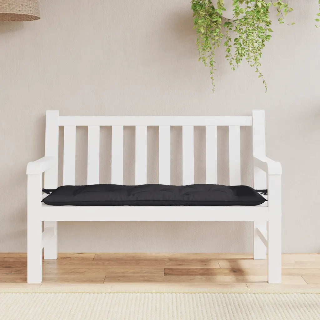 Cuscino per Panca | Cuscini per sedie Nero 120x50x7 cm in Tessuto Oxford