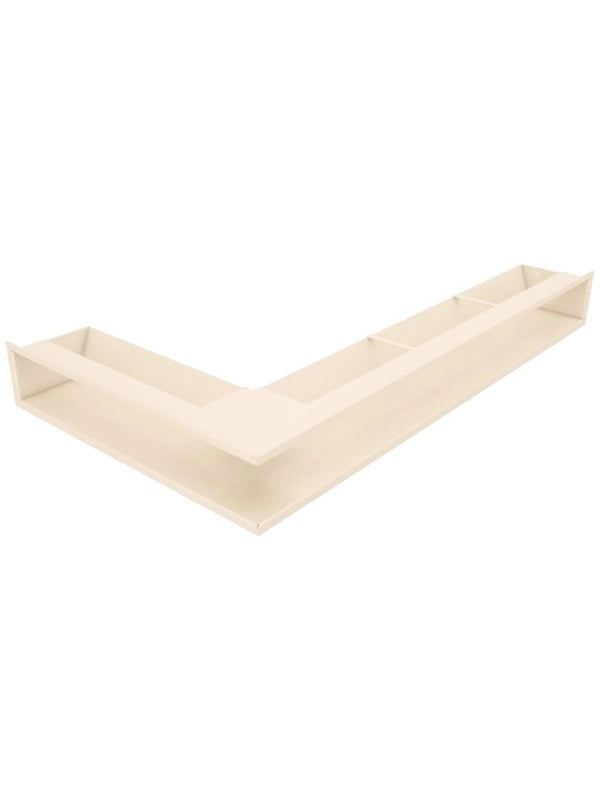 Griglia di ventilazione Angolare per camino 95x800x450 - Loft Angle destra crema