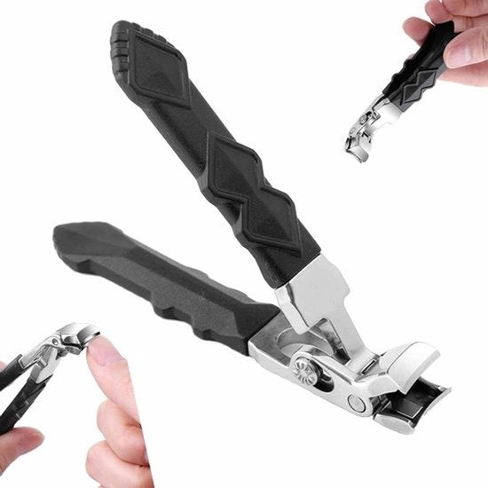 Nageltrattore per anziani - nero-A, paio di forbici per unghie con presa extra