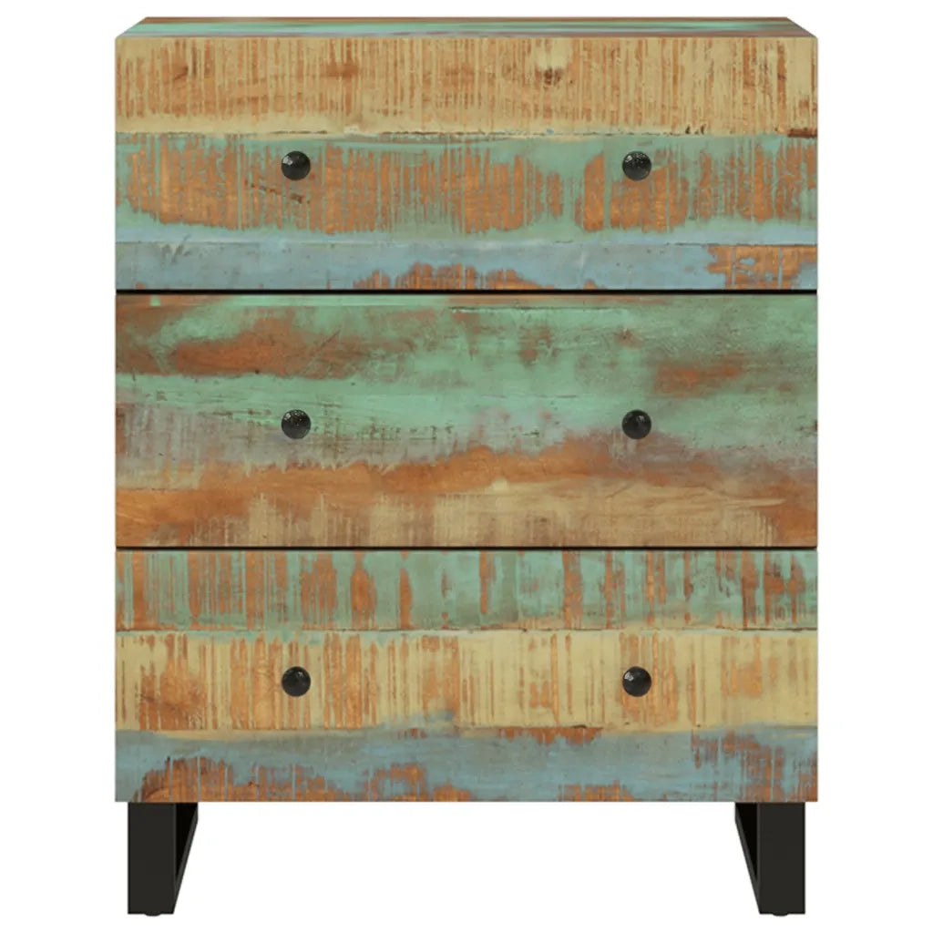 Credenze 2pz 60x33x75 cm in Legno Massello di Recupero 3143637