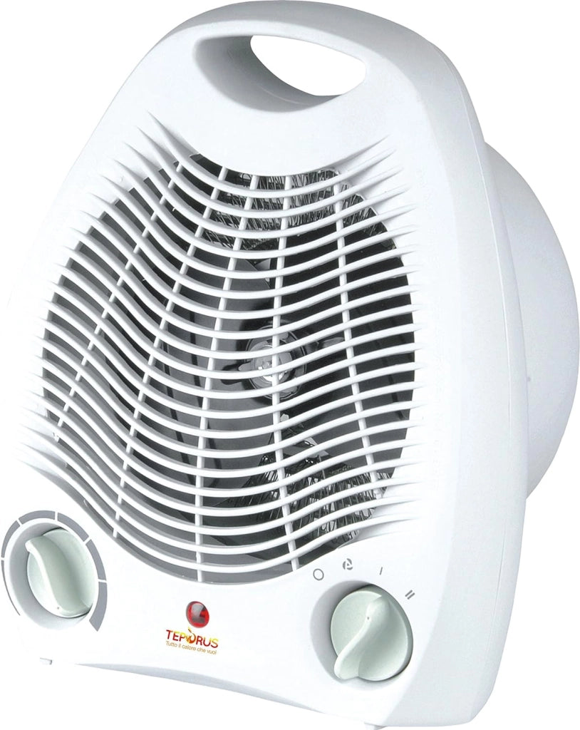Teporus hl9733 caldobagno termoventilatore 1000/2000 w con termostato ambiente