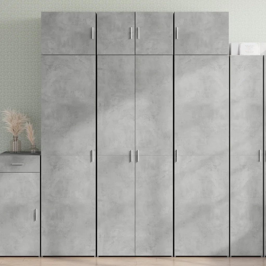 Armadietto Grigio Cemento 70x42,5x225 cm in Legno Multistrato 3281332