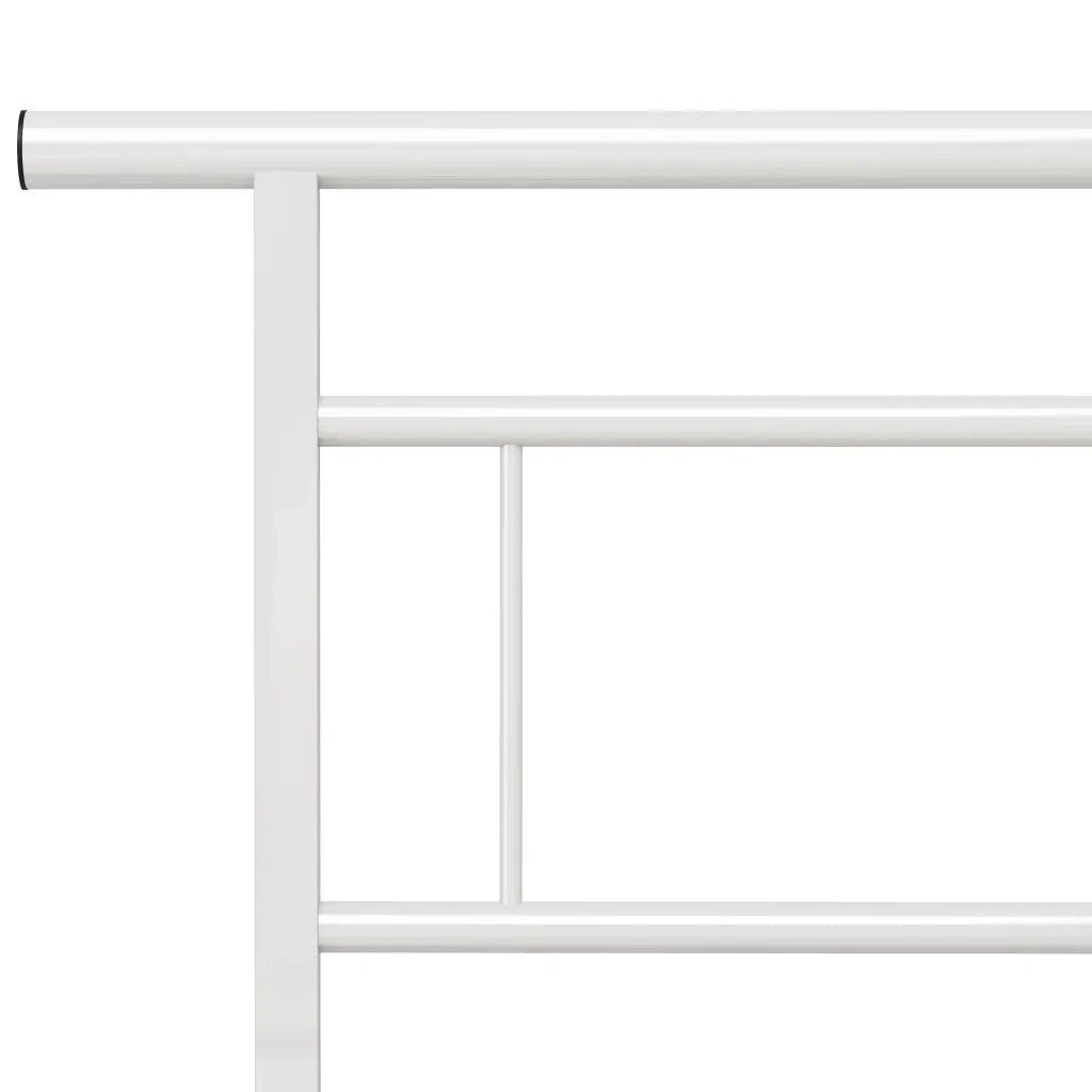 Giroletto-Struttura Letto Bianco in Metallo 140x200 cm 775220
