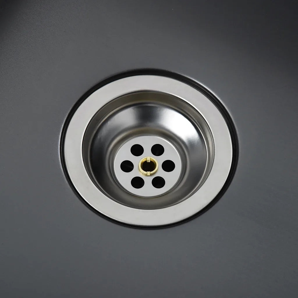 Lavello da Cucina Lavorato a Mano Nero Acciaio Inox CFW3602402