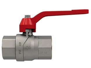 VALVOLA A SFERA F/F CON MANIGLIA A LEVA EVOLUTION  FF 3/8  pressione esercizio 50 bar    FIV