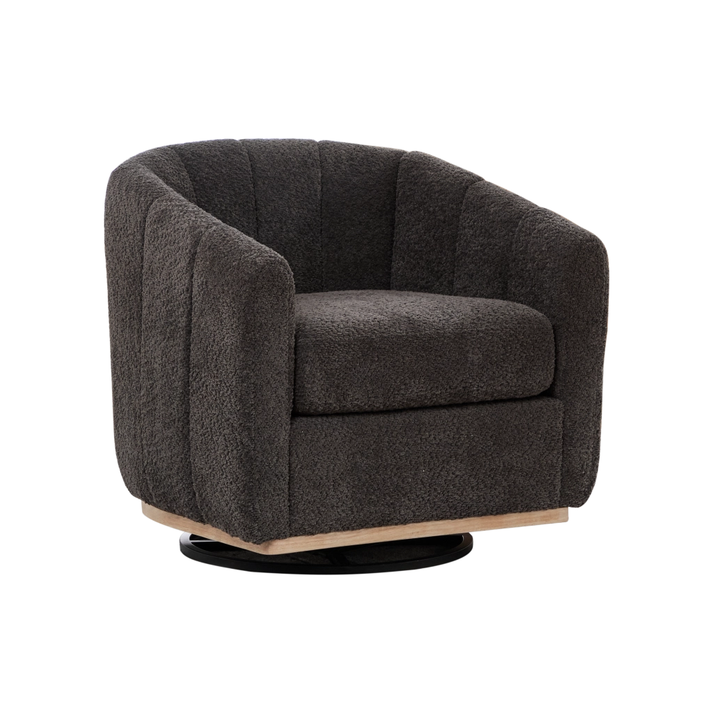 Pouf Chenille moderno - Zephmum- Rotazione 360¡ã decorazione con nappe