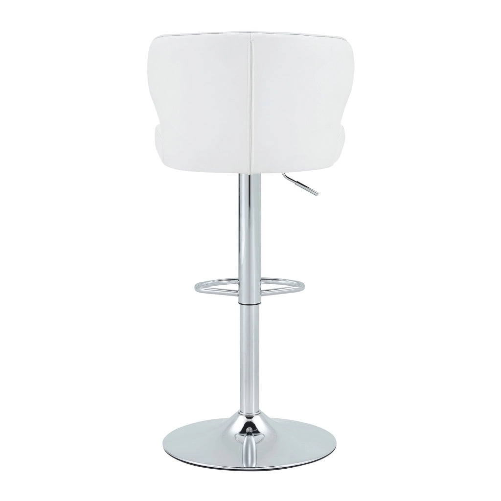 SGABELLO BAR regolabile girevole 70.5x56.0x55.5 cm PU bianco