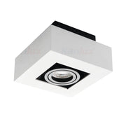 Kanlux STOBI DLP spot quadrato orientabile GU10 25W bianco
