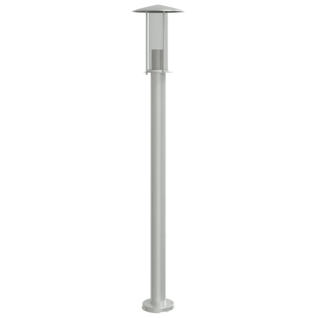 Lampada da Terra per Esterni Argento 100 cm in Acciaio Inox CFW7218668