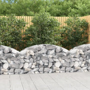 Cesto Gabbione ad Arco 150x30x60/80 cm Ferro Zincato 153443