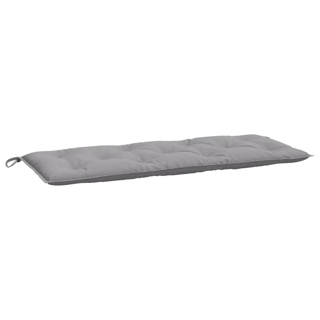 Cuscini Panca da Giardino 2pz Grigi 120x50x7 cm Tessuto Oxford 361679