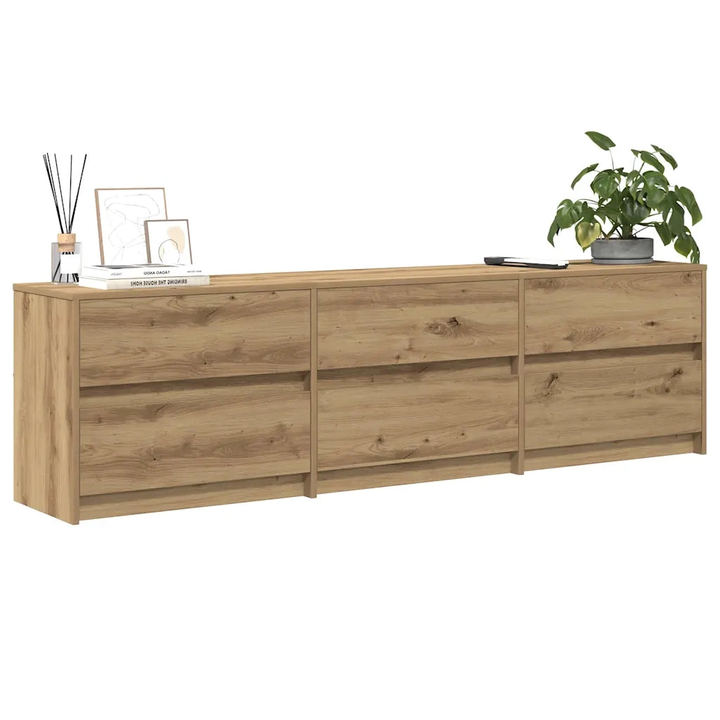 Unità TV 2 pcs Rovere artigianale 180 x 34 x 50 cm 3385629