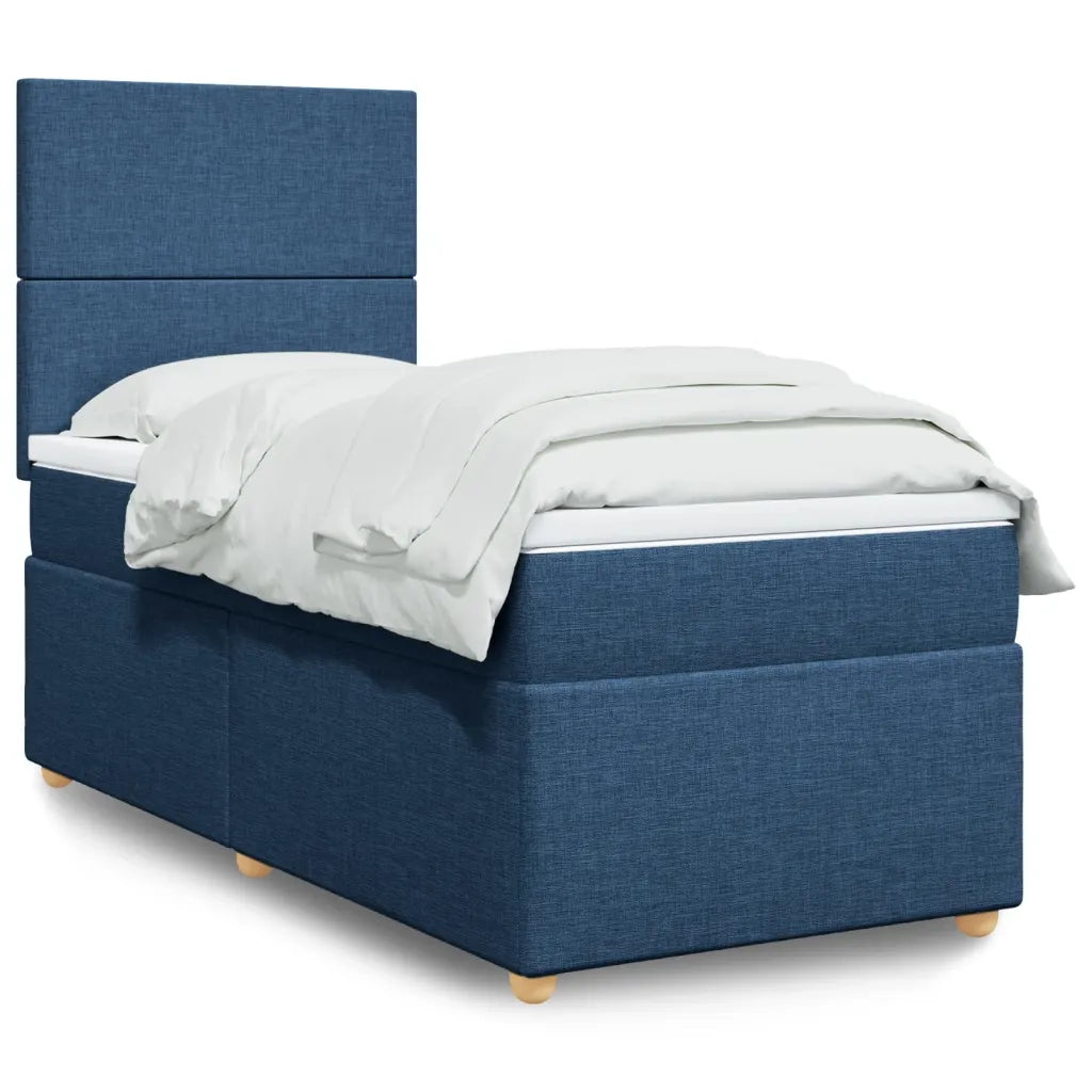 Giroletto a Molle con Materasso Blu 80x200 cm inTessuto 3293406