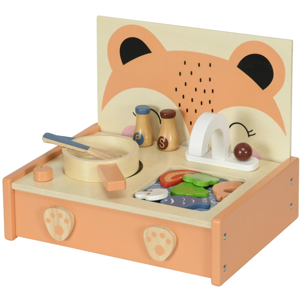 Cucina Giocattolo per Bambini ¨C zephmum ¨C Legno, Multicolore, 3-5 Anni