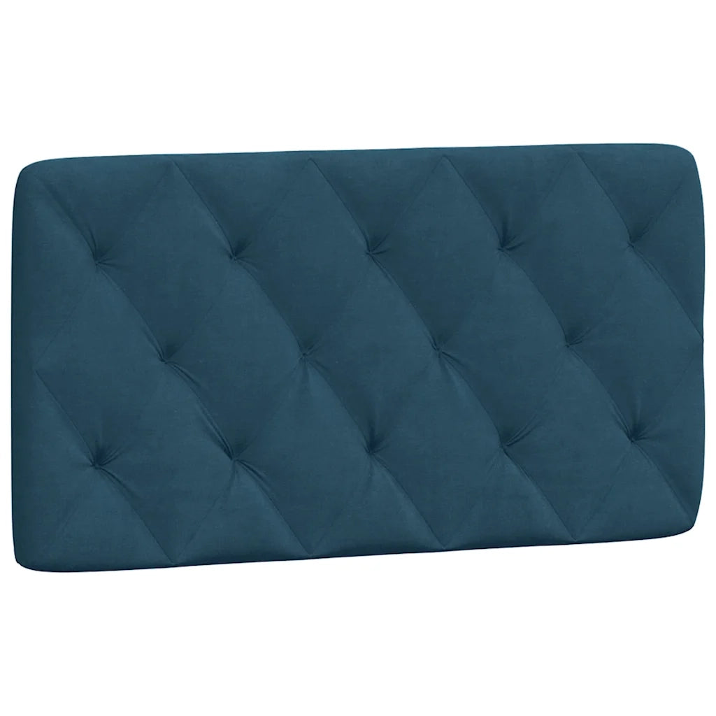 Cuscino Testiera Blu 100 cm in Velluto CFW2432586