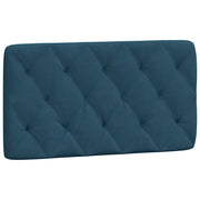Cuscino Testiera Blu 100 cm in Velluto CFW2432586