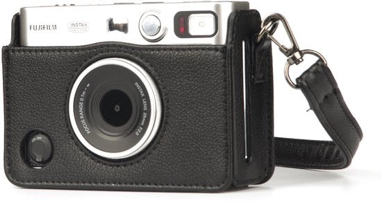 Case adatto per Instax Mini EVO - Copricapo in pelle PU - Copricapo - Nero