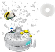 Filtro per acquario mini - doppio filtraggio - filtro a pad - facile da installare - progettazione trasparente - filtro per acqua