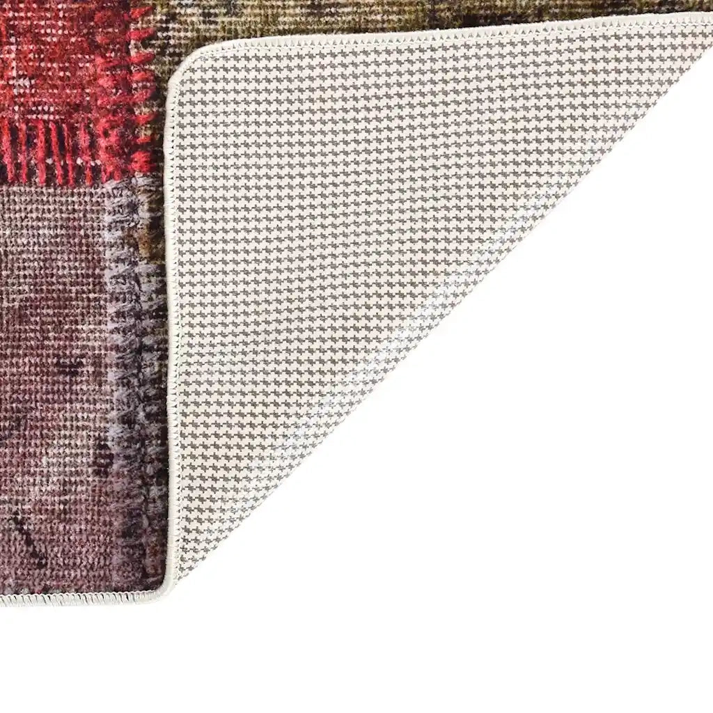 Tappeto Lavabile Patchwork 80x150 cm Multicolore 337964