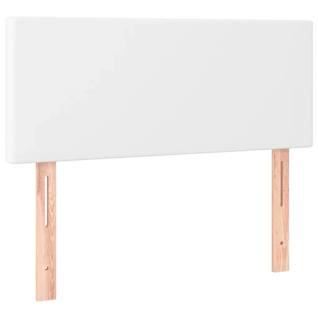 Giroletto a Molle con Materasso Bianco 90x200 cm in Similpelle 3127170