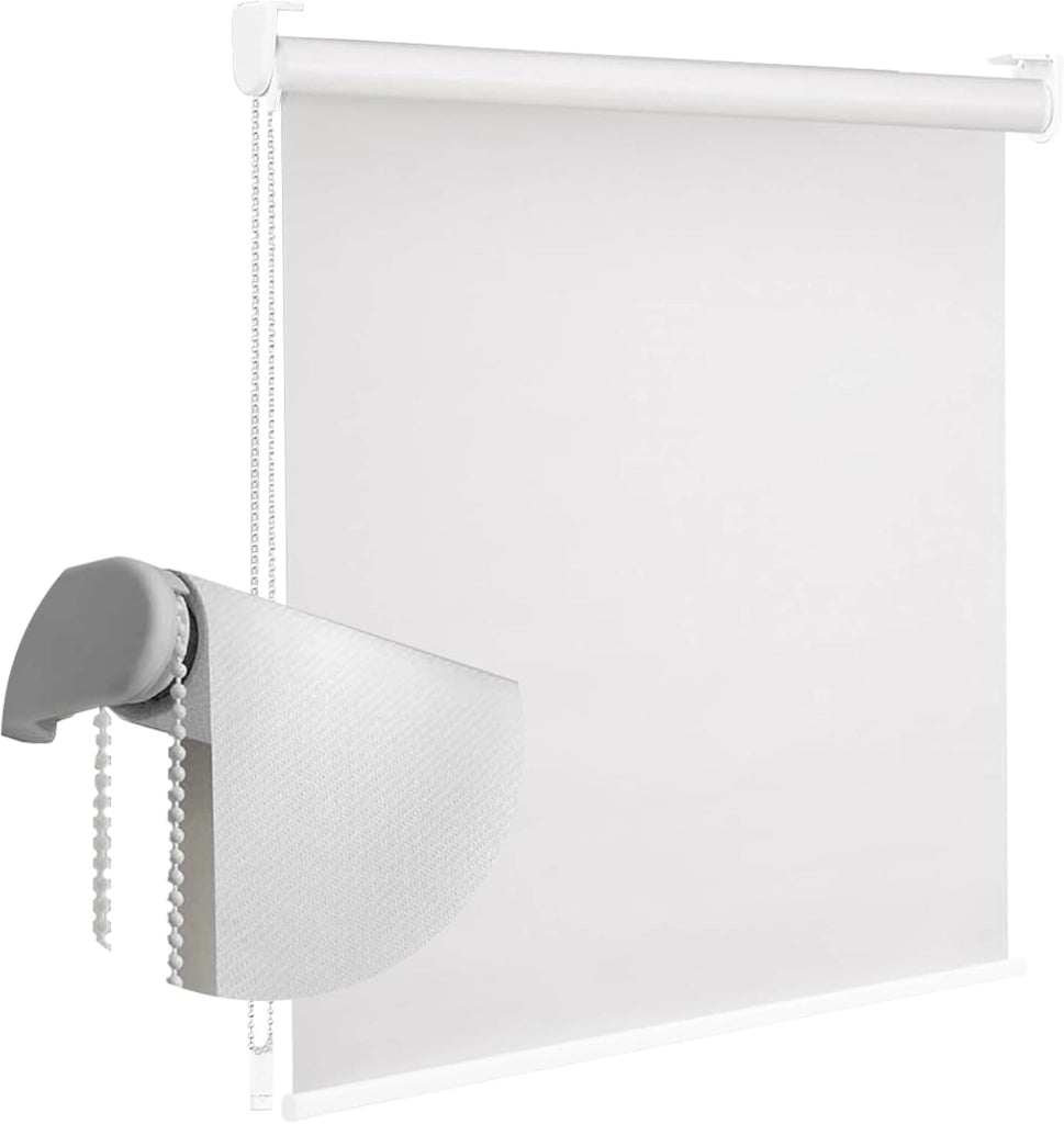 Tenda a Rullo Su Misura RODANO OSCURANTE - Larghezza 2m x Altezza 2m - Colore Beige chiaro 3 - Ideale per Interni ed Esterni