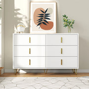 Buffet Moderno - Xylo - 140??40??85 cm - Maniglie Dorate Grande Capacit??