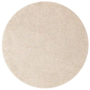 Tappeto del soggiorno | Tappeto Shaggy Antiscivolo Crema 120 x 120 cm PP