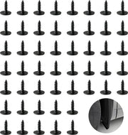 Viti auto a tappo a secco M5 x 16 mm - Alto contenuto di manganese - Resistente all'ossidazione e corrosione - Disegno di vite a dente affilato - Adatto per diversi veicoli - 50 pezzi.