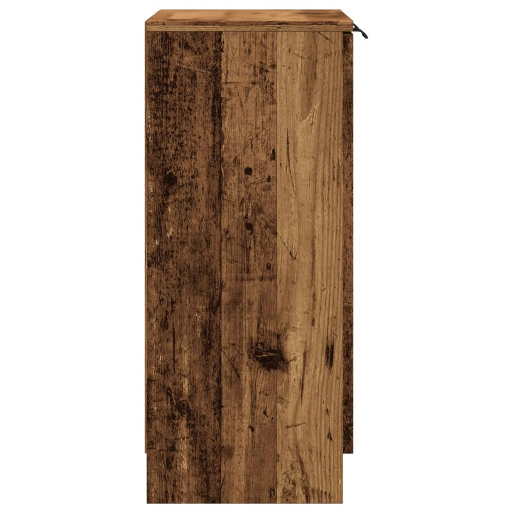 Buffet credenza cassettiera armadio mobile contenitore organizer cucina soggiorno salotto legno vecchio 60 x 30 x 70 cm legno ingegnerizzato marrone 02_0036604
