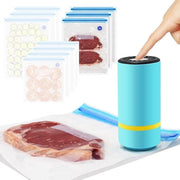 Set di sacchi a vuoto trasparenti per alimenti, 6 pezzi 26x28cm, sacchi a vuoto riutilizzabili con buona chiusura ermetica, sacchi compressi senza polvere per abbigliamento e alimenti
