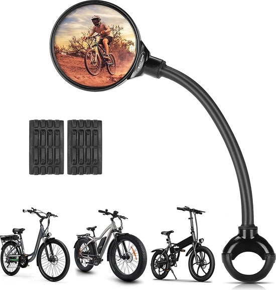 Specchietto per bicicletta - Specchietto per bicicletta da guidatore - Duraturo - Qualità premium