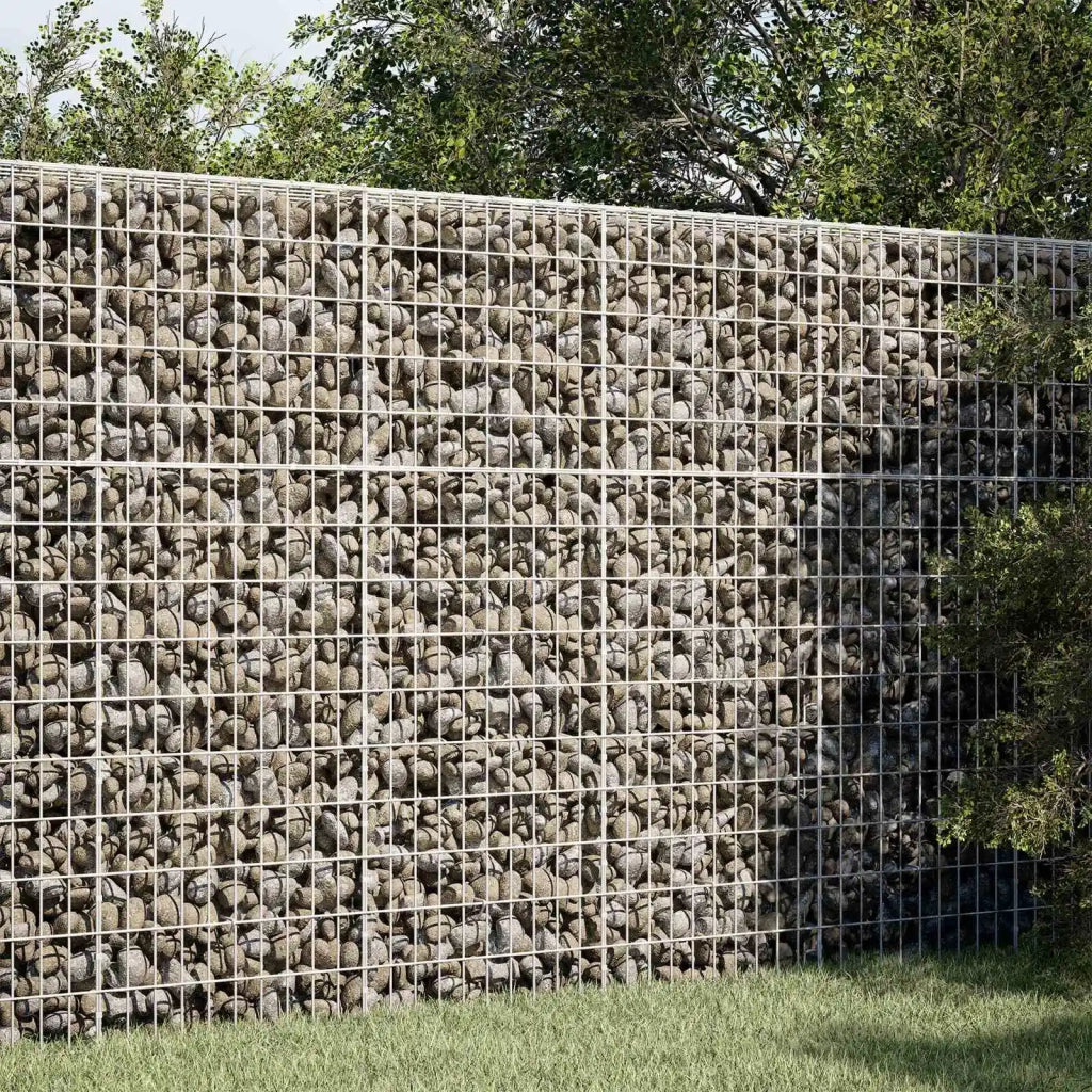 Gabione con Filo da 5 mm e Rete da 5x10 cm 50x10x150 cm 3464467
