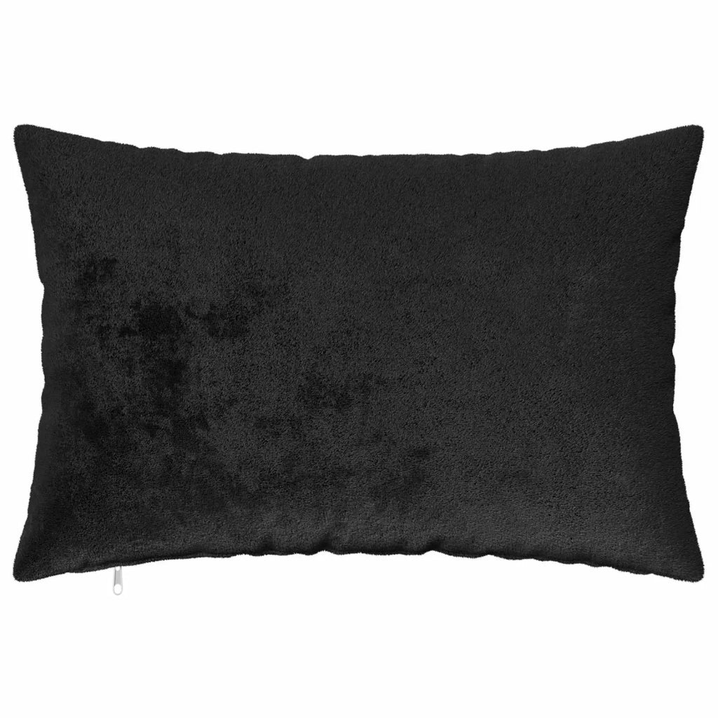 Federa 2 pcs HEERLEN Nero 50 x 70 cm Flanella 911499