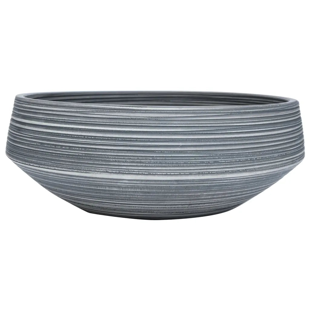 Lavabo da Appoggio Grigio Rotondo ¦µ41x14 cm Ceramica CFW7361806