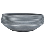 Lavabo da Appoggio Grigio Rotondo ¦µ41x14 cm Ceramica CFW7361806