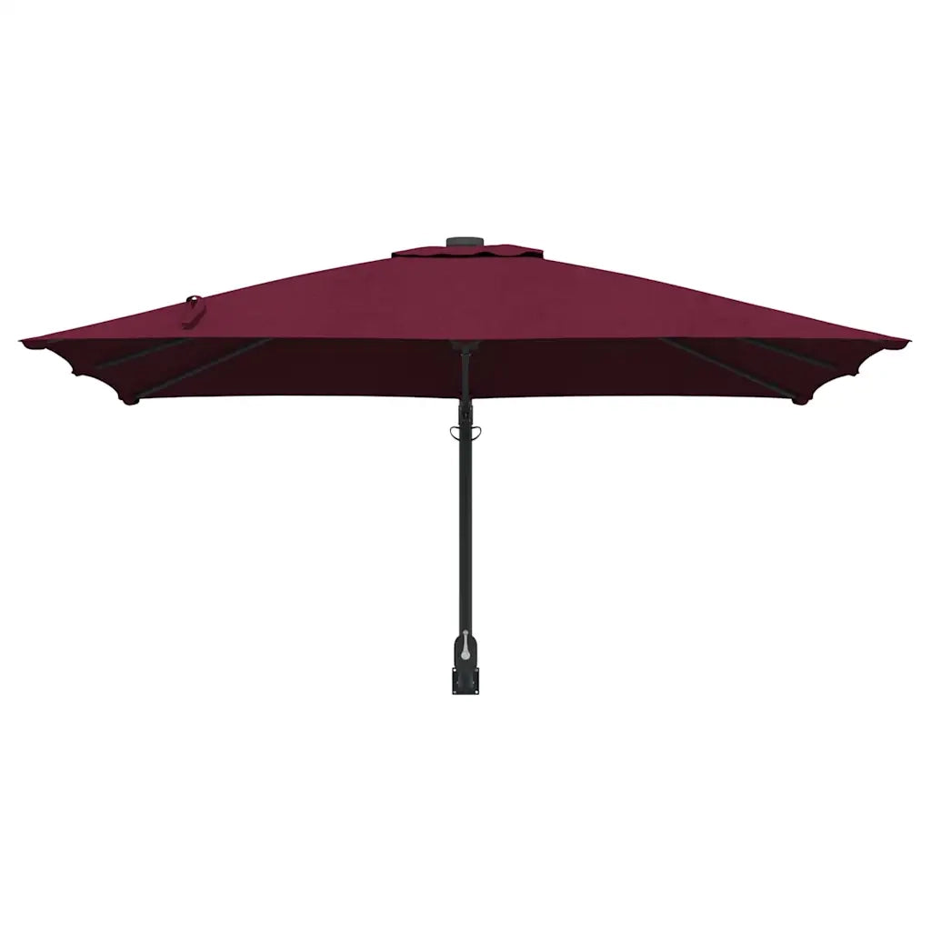 Ombrello da giardino Rosso Bordeaux 248,5 x 247,5 x 160 cm 42003239