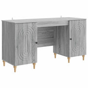 Scrivania Grigio Sonoma 142,5 x 50 x 75 cm Legno ingegnerizzato 3414582