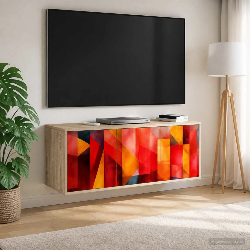 Mobile TV da Parete HEESCH 102 x 33 x 40 cm Rovere Sonoma 8007167