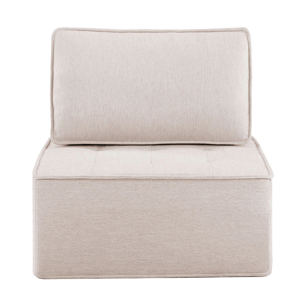 Canap?? semplice per camera - Xylo - Set salotto con pouf
