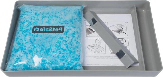 Scatoliera Riciclabile Compatibile con ScoopFree Crystal Box per Gatti Automatica Auto-pulente Contiene 2kg Litter per Gatti Crystal di Alta Qualità Senza Formazione Crosta Profumo Fresco - Ufficiale